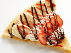 いちごバナナチョコ生クリーム